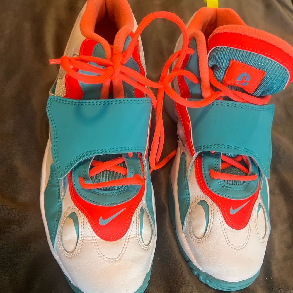 Nike Kids Sneakers Teal, Orange, White